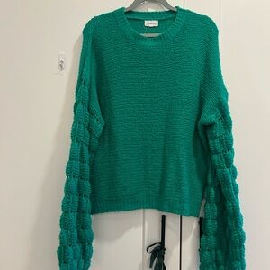 Bubble sleeve Sweater